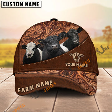 Uni Belted Galloway Farming Life Customized Name And Farm Name 3D Classic Cap