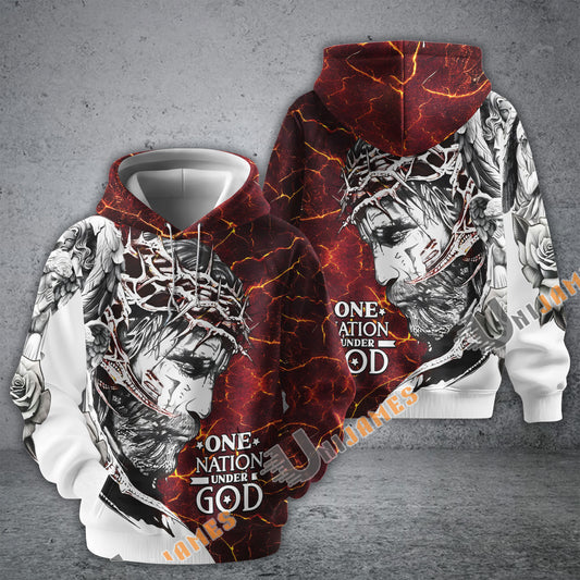 Uni Jesus My God My King God Hoodies Jesus 3D Hoodie