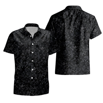 UniJames Comfort Gray Man Button Shirt, Hawaiian Shirt For Men