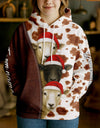 Uni Personalized Name & Farm Name Merry Moo Hoodie