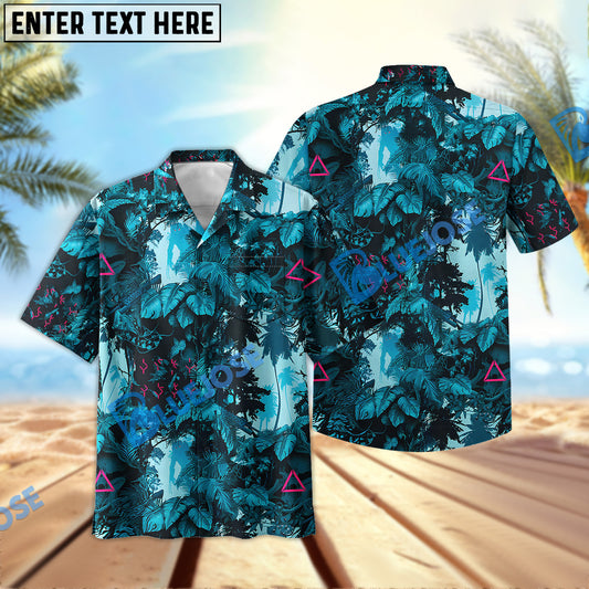 UniJames Comfort Get To The Chopper Button Shirt, Hawaiian Shirt For Men