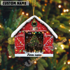 Uni Personalized Dexter Christmas Barn Ornament – Custom Farm Name 2025