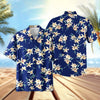 Uni Paradise Found Navy Aloha Shirt Short Sleeve Shirt Vacation Hawaiian Outdoor Vacation