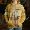 Uni Personalized Name & Farm Name Jesus Blessed This Farm Christian Hoodie (10 Cattle Breeds)