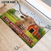 Uni Personalized Welcome to the Farm Cow Doormat (10 Cattle Breeds)