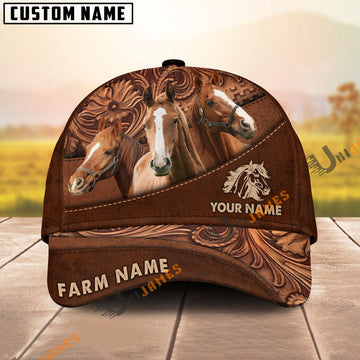 Uni Horse Farming Life Customized Name And Farm Name 3D Classic Cap