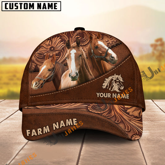 Uni Horse Farming Life Customized Name And Farm Name 3D Classic Cap