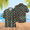 UNIJAMES ORANGE OCTOPUS HAWAIIAN SHIRT