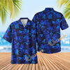 Uni Ohia Navy   Aloha Shirt Short Sleeve Shirt Vacation Hawaiian Outdoor Vacation