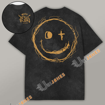 Jesus Lives Christian Washed T-Shirt