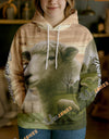 Uni Personalized Name & Farm Name Peaceful Countryside Cow Hoodie