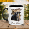 Uni Belted Galloway Funny Personalized Name Two Tone Mug