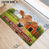 Uni Personalized Welcome to the Farm Cow Doormat (10 Cattle Breeds)