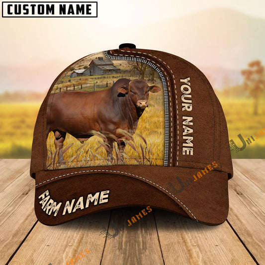 Uni Beefmaster Personalized Name And Farm Name Cap