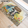 Uni Personalized Country Cutie Farm Custom Cow Welcome Mat (10 Cattle Breeds)