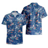 UniJames Forbidden Gardens - Navy Short Sleeve Hawaiian Shirt