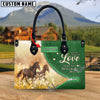 Uni Horses I Always Thought Love Personalized Leather Bag