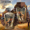 Uni Jersey Personalized Name and Farm Name Color Mixed 3D Hoodie