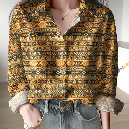 Uni Vintage Nomad Style Casual Shirt