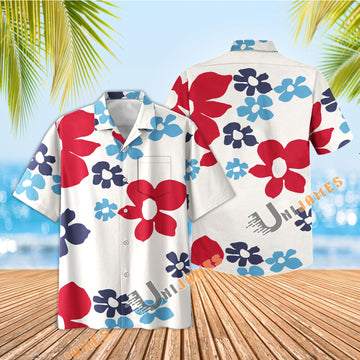 UniJames Men's Retro Shirt - Tradewinds USA Short Sleeve Hawaiian Shirt