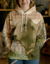 Uni Personalized Name & Farm Name Peaceful Countryside Cow Hoodie