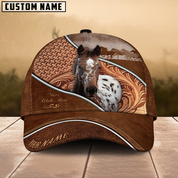 Uni Appaloosa Never Walk Alone Personalized Name Cap