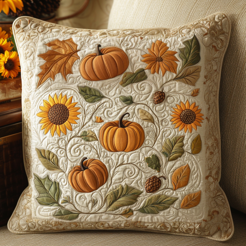 Autumn Blessings Trail Quilted Pillow Case NCU0NT8639