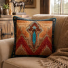 Azure Spirit Horse Quilted Pillow Case NCU0PT11993