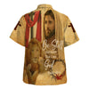 UniJames Be Still And Know That I Am God Hawaiian Shirt - Jesus Christ And Lion Hawaiian Shirts For Men - Christian Hawaiian Shirt