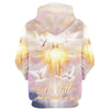 Uni Be Still And Know That I Am God Hoodie Jesus And Dove Hoodies Jesus Hoodie Men & Women, God 3D Printed Hoodie, Christian Apparel Hoodies