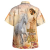 UniJames Be Still And Know That I Am God Jesus And Horse Hawaiian Shirt - Christian Hawaiian Shirt - Religious Hawaiian Shirts