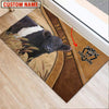 Uni Belted Galloway Personalized - Welcome  Doormat