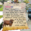 Uni Custom Name Beefmaster Letter Family Blanket