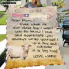 Uni Custom Name Charolais Letter Family Blanket