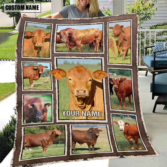 Uni Custom Name Beefmaster Frame Blanket