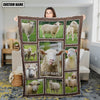 Uni Custom Name Sheep Frame Blanket