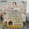 Uni Custom Name Hereford Letter Family Blanket