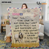 Uni Custom Name Beefmaster Letter Family Blanket