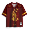 UniJames Blessed Christian Red Mesh Jersey