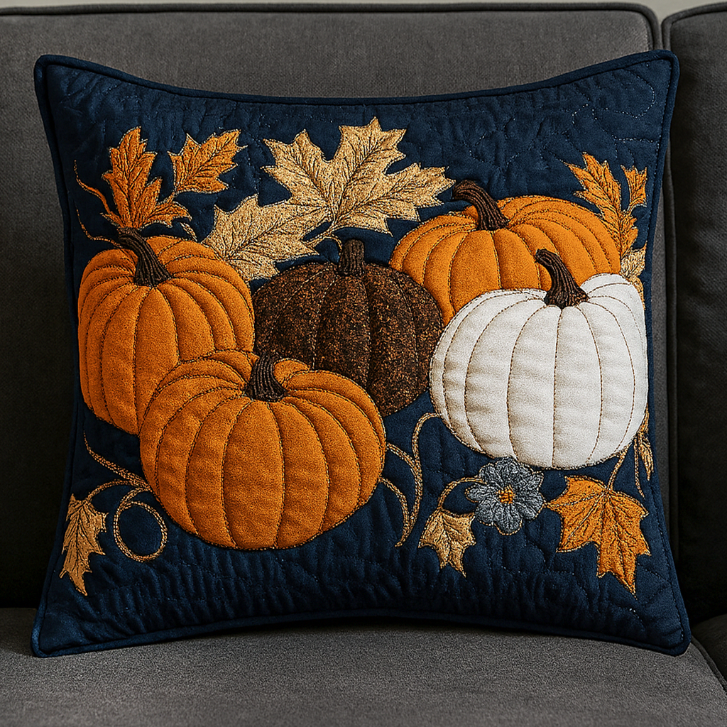 Blessed Pumpkin Days Quilted Pillow Case NCU0NT8865