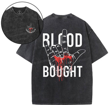 Blood Bought Christian Washed TShirt  