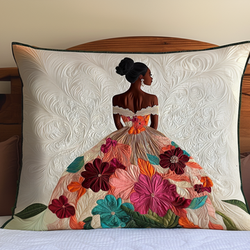 Blooming Grace Quilted Bedding Pillow Case NCU0NT8150
