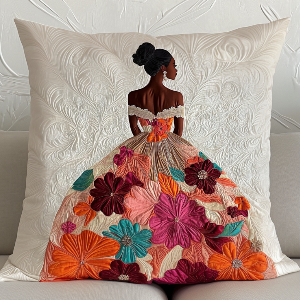 Blooming Grace Quilted Pillow Case NCU0NT8151
