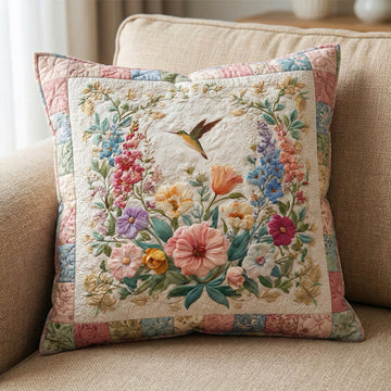 Blossom Fields Quilted Pillow Case NCU0NT12220
