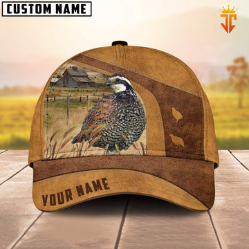 Uni Custom Name Bob White Quail Cattle Cap