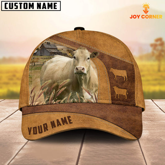 Uni Custom Name Farm British Blond Cow Cap