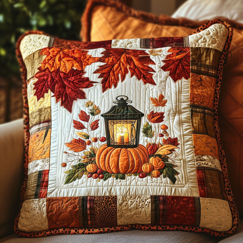 Candlelit Autumn Quilted Pillow Case NCU0PT8687