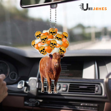 Uni Red Angus Halloween Flying Balloons Ornament