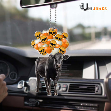 Uni Black Angus Halloween Flying Balloons Ornament