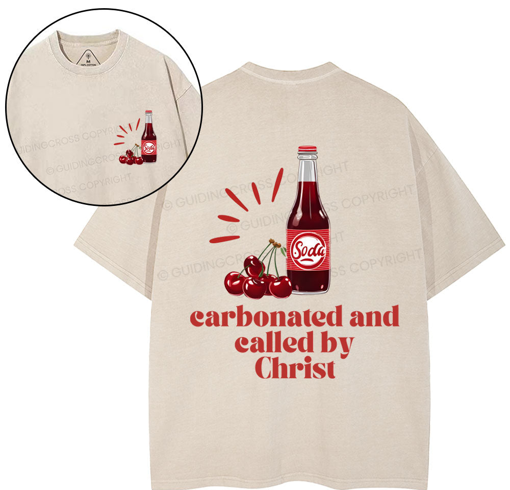 Carbonated And Called By Christ Christian Washed TShirt  